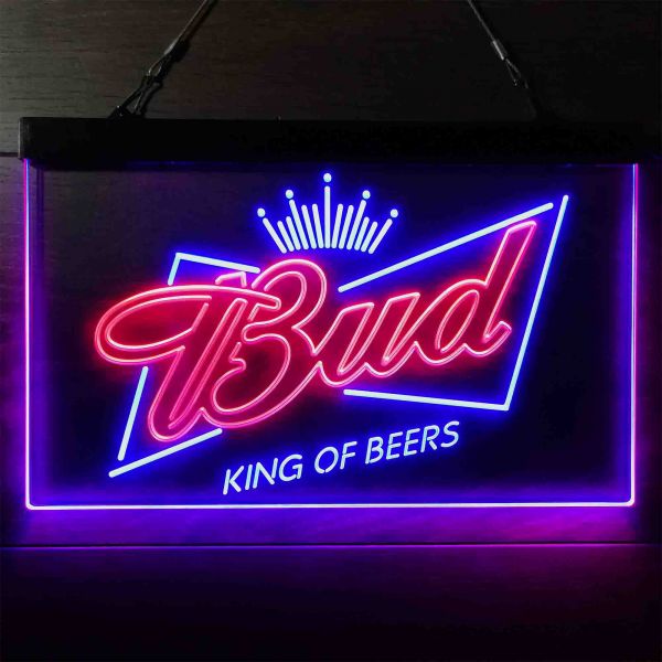 Budweiser King of Beers Neon-Like LED Sign